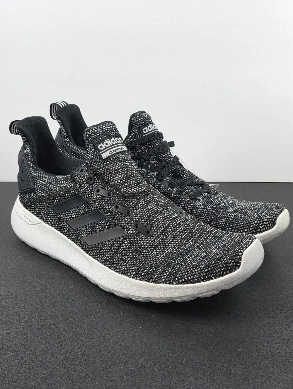 Adidas Lite Racer BYD Men’s 10.5 Black White Cloudfoam FY0245 New w/ Tags